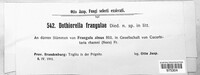 Dothiorella frangulae image